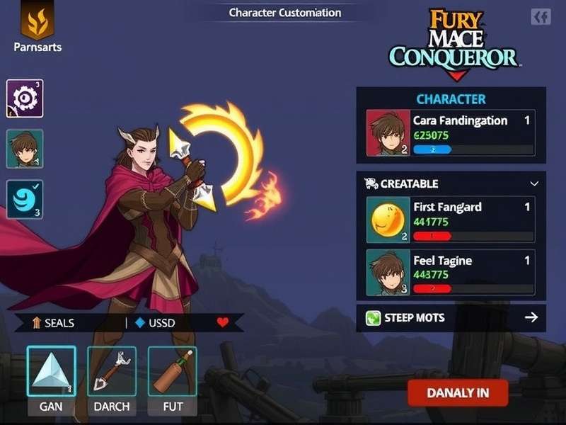 Fury Mace Conqueror Character Customization